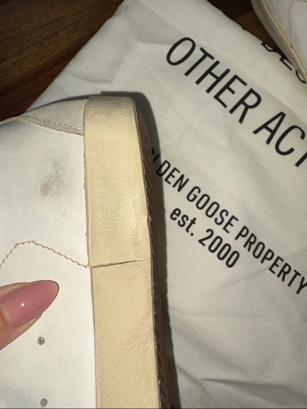 Golden Goose Leather Sneakers 38. - Picture 2 of 7